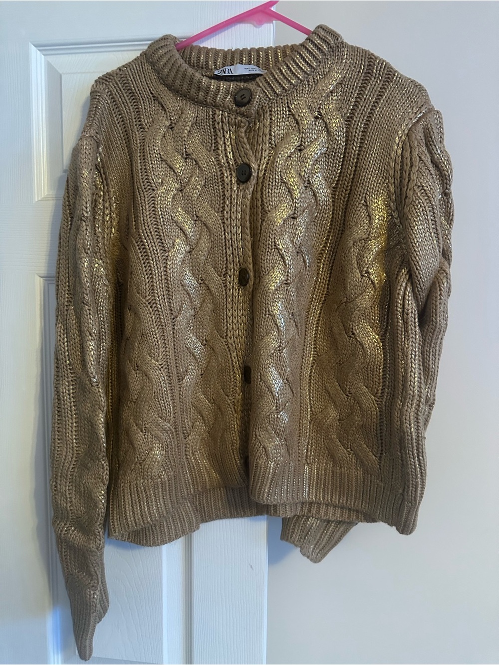 Zara Metallic Sweaters